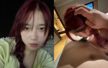 露臉反差小母狗！火辣紅髮大學生拜金潮妹約炮金主大佬，膚白圓潤光滑臀肥腰細，啪啪口爆鞭打調教