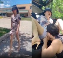 唯美人妻 · 刺激戰場 · 大學校園周末露出，附近人來人往的學生，就這樣光天化日、眾目睽睽之下，現場教學做愛 牛氣！