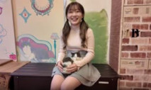 太可愛了超稀有猫咖啡店約會時對猫著迷的“可愛..”，約會後對我的雞巴也很著迷只有兩個人的秘密