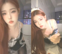 推特18萬粉高顏人氣T娘【魚籽儲存器】8月最新高價福利2部，魅魔性奴被主人快速打樁抽插，射了騷逼一臉