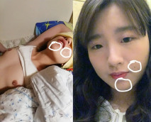 反差眼鏡妹玩3P被人拍下附生活照