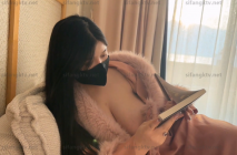 【巨乳肥臀白虎穴】極品溫柔妹妹『九兒』巨乳定製 最新主題新作《晨間游戲》陽台露出口紅插逼