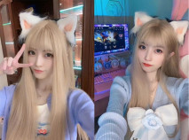 推薦 抖音音樂網紅【月月大小姐】竟然如此反差，跟榜一大哥一對一視頻自慰