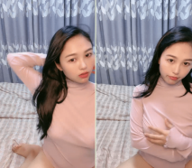 甜美酒窩極品小姐姐！一對豪乳超性感！撩起衣服露奶子，半脫下內褲翹肥臀，搖擺極度誘惑