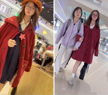 極品無內學生妹· 冬天光者屁股和閨蜜逛街·長時間CD大露毛