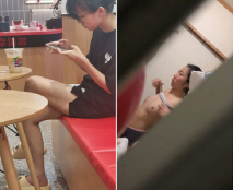 網友投稿 -偷拍表姐洗澡後 心裡一直有負罪感 事後請表姐喝奶茶