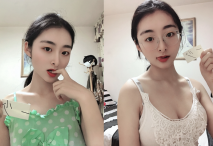 《新增震撼流出》舉牌圈 反差露臉美女御姐應大神【一少】定製私拍  自產聖水澆頭舔食，道具雙插紫薇高潮，相當炸裂