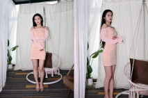 國模大尺度私拍泄密！五官精緻明星級超高顏值極品女模賓館拍攝女體藝術，陰毛性感私密處粉嫩嫩