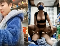 晚風吹人醒【肥姐】風騷雜貨店板娘 ! 透明裝誘惑男顧客 勾引進小屋性愛啪啪！