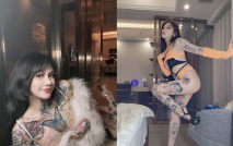 超顏紋身女神『Chloe』最新真愛群流出 頂級3P 瘋狂4P 調教露出 前衛自拍