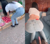 【超頂通姦亂倫】會噴水的親姐姐 姐姐穿開檔絲襪出門陪她買菜 想入非非褲里絲 回家長槍直入蜜桃嫩鮑 榨射精汁