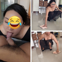 兒子放學回來在客廳復習功課，老婆剛洗完澡的身體太香了 忍不住吃了起來，把老婆頂在門檻，硬死我了！