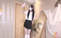 超頂土豪大神的專屬性玩物▌91兔兔▌超短裙白絲雙馬尾少女 無敵青春嬌嫩胴體 滾燙蜜穴融化榨精