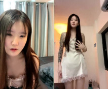 小虎牙美少女，外表甜美花臂紋身，笑起來甜美，全裸震動棒自慰，磨蹭抽插嫩穴，閉上眼睛慢慢享受