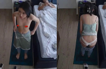 黑客破解家庭網路攝影機偷拍-顏值天花板 美麗小姐姐被紋身黑老大情夫蹂躪