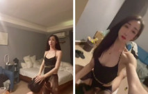 國產TS系列-張恩琪口爆後入壯男聖水足交調教