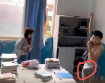 【某某門事件】雲南昆明某高校 情侶在計算機小組辦公室偷情，老師突然敲門嚇慘了，開門後還裝作在學習！