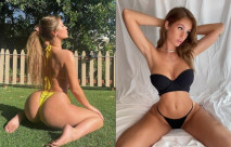 【5月新品】，BBC硬核媚黑！OF翹臀博主【realskybri】被非人類大黑棍爆肏，一插到底一步到胃