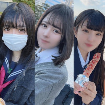 【限定版】那個【超人氣女學生系列】美少女嚴選3名！！生動的中出視頻一舉公開！！- A