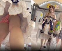 偷窺漂亮小姐姐 皮膚白皙 紅內內騷氣 大屁屁性感