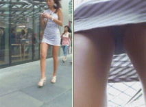 商城跟隨抄底漂亮高跟美女 妹子走路風風火火 高跟啪啪響 超有氣勢 騷丁卡屁溝也有氣勢