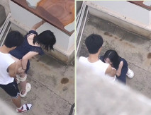 【某吃瓜事件】河北定州鳳祥園天台愛情故事 樓頂上一情侶激情野戰被人拍下瘋傳