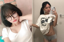 高顏值小嫩妹，自慰噴水與男友性愛，各種淫蕩自拍