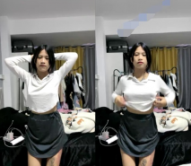 推薦！番禺快手舞蹈生~【楊小兔】一字馬~無套內射~爽~害我尻射好幾回！！